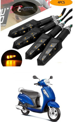 PECUNIA Front, Rear LED Indicator Light for Royal Enfield 500(Yellow)