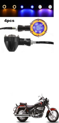 PECUNIA Front, Rear LED Indicator Light for Hyosung Aquila 250(Multicolor)