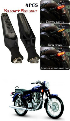 PECUNIA Front, Rear LED Indicator Light for Royal Enfield(Yellow)