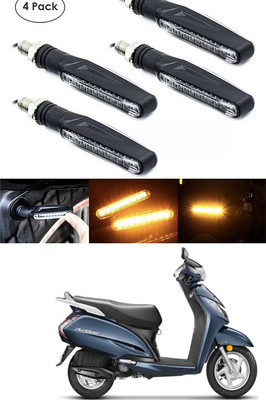 PECUNIA Front, Rear LED Indicator Light for Hero Achiever(Yellow)