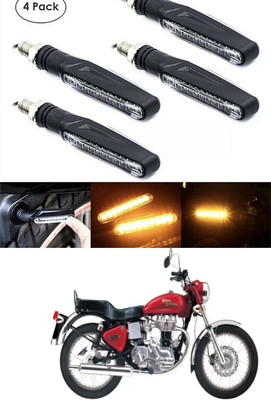 PECUNIA Front, Rear LED Indicator Light for Royal Enfield(Yellow)