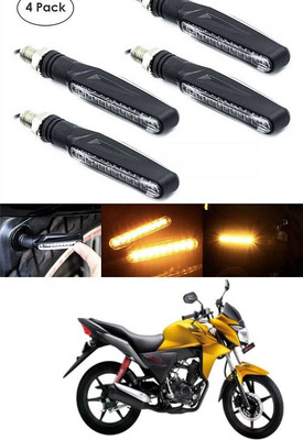 PECUNIA Front, Rear LED Indicator Light for Honda CB Twister(Yellow)