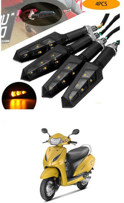 PECUNIA Front, Rear LED Indicator Light for Hero Achiever(Yellow)