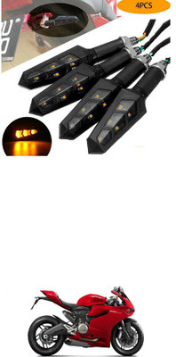 PECUNIA Front, Rear LED Indicator Light for Royal Enfield 500(Yellow)