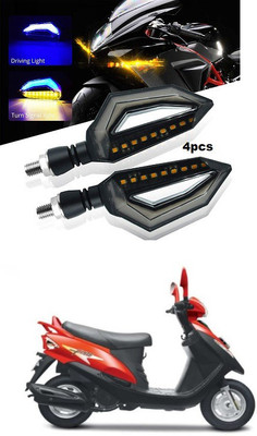 PECUNIA Front, Rear LED Indicator Light for Mahindra Flyte(Multicolor)
