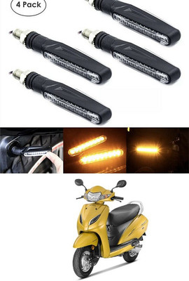PECUNIA Front, Rear LED Indicator Light for Hero Achiever(Yellow)