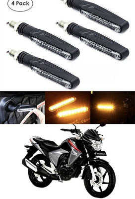 PECUNIA Front, Rear LED Indicator Light for Honda CB Twister(Yellow)