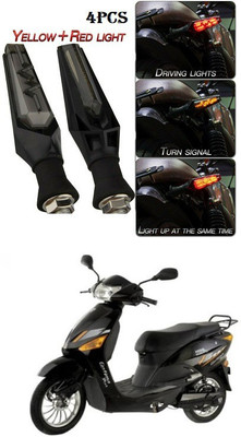 PECUNIA Front, Rear LED Indicator Light for Hero(Yellow)