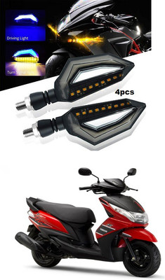 PECUNIA Front, Rear LED Indicator Light for Yamaha Ray Z(Multicolor)