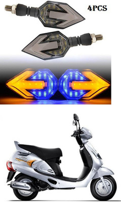 PECUNIA Front, Rear LED Indicator Light for Mahindra Duro DZ(White, Amber)