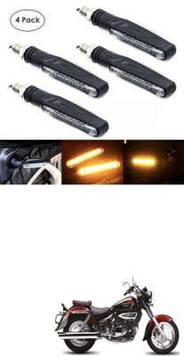 PECUNIA Front, Rear LED Indicator Light for Hyosung Aquila 250(Yellow)