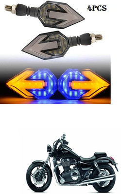PECUNIA Front, Rear LED Indicator Light for Yamaha SZ-S(White, Amber)