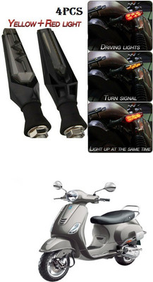 PECUNIA Front, Rear LED Indicator Light for Piaggio(Yellow)