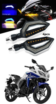 PECUNIA Front, Rear LED Indicator Light for Yamaha Fazer(Multicolor)
