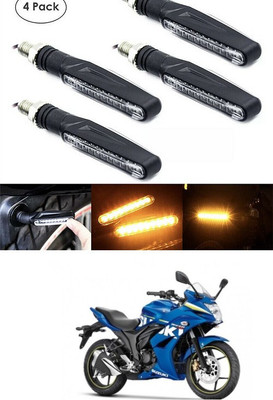 PECUNIA Front, Rear LED Indicator Light for Suzuki Gixxer SF(Yellow)