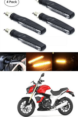 PECUNIA Front, Rear LED Indicator Light for TVS Max 4R(Yellow)