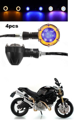 PECUNIA Front, Rear LED Indicator Light for TVS Max 4R(Multicolor)