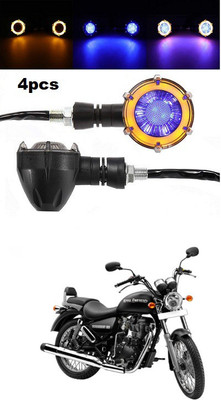 PECUNIA Front, Rear LED Indicator Light for Royal Enfield Thunder Bird 350(Multicolor)