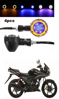 PECUNIA Front, Rear LED Indicator Light for Honda CBF Stunner(Multicolor)