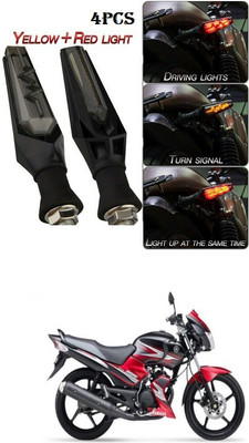 PECUNIA Front, Rear LED Indicator Light for Yamaha SS 125(Red)