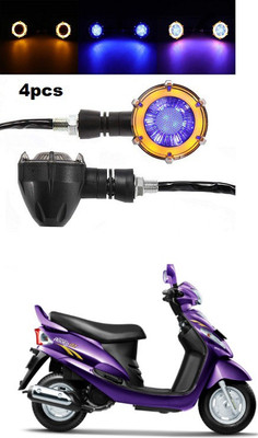 PECUNIA Front, Rear LED Indicator Light for Mahindra Rodeo RZ(Multicolor)