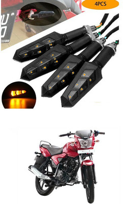 PECUNIA Front, Rear LED Indicator Light for TVS Jive(Yellow)