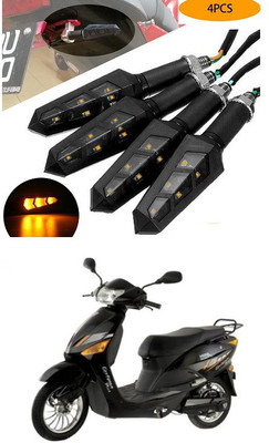 PECUNIA Front, Rear LED Indicator Light for Hero(Yellow)