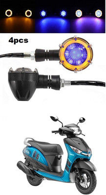 PECUNIA Front, Rear LED Indicator Light for Yamaha Alpha(Multicolor)
