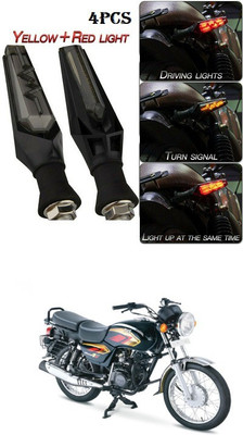 PECUNIA Front, Rear LED Indicator Light for TVS Max 4R(Yellow)