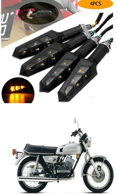 PECUNIA Front, Rear LED Indicator Light for Yamaha RD 350(Yellow)