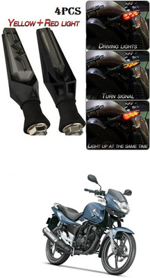 PECUNIA Front, Rear LED Indicator Light for Suzuki GS 150R(Yellow)
