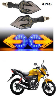 PECUNIA Front, Rear LED Indicator Light for Honda CB Twister(White, Amber)