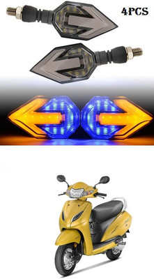 PECUNIA Front, Rear LED Indicator Light for Hero Achiever(White, Amber)