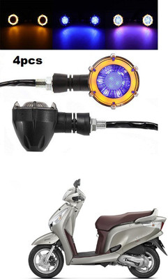 PECUNIA Front, Rear LED Indicator Light for Honda Aviator(Multicolor)