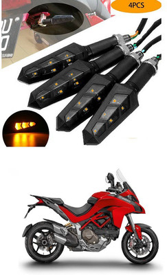 PECUNIA Front, Rear LED Indicator Light for Hero Moto Corp Duet(Yellow)
