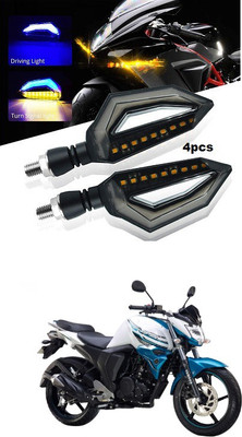 PECUNIA Front, Rear LED Indicator Light for Yamaha FZ16(Multicolor)