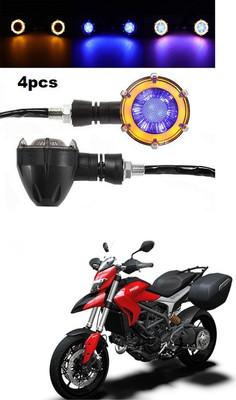 PECUNIA Front, Rear LED Indicator Light for Hero Hunk(Multicolor)