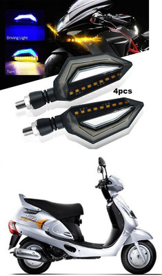 PECUNIA Front, Rear LED Indicator Light for Mahindra Duro DZ(Multicolor)
