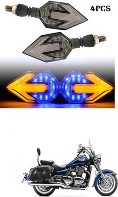PECUNIA Front, Rear LED Indicator Light for Yamaha SZ-S(White, Amber)