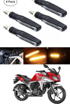 PECUNIA Front, Rear LED Indicator Light for Yamaha Fazer(Yellow)