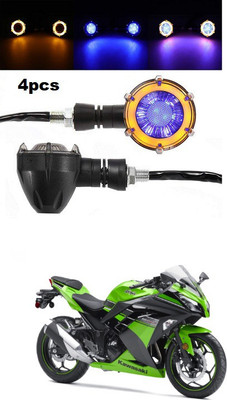 PECUNIA Front, Rear LED Indicator Light for Kawasaki(Multicolor)