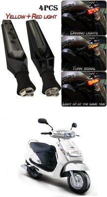 PECUNIA Front, Rear LED Indicator Light for Mahindra Duro DZ(Black)