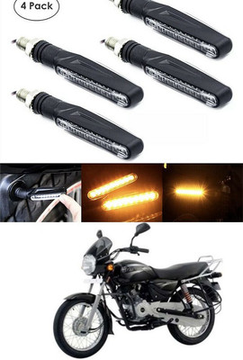 PECUNIA Front, Rear LED Indicator Light for Bajaj(Yellow)