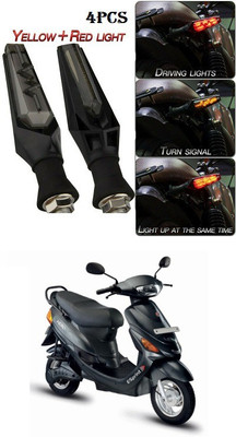 PECUNIA Front, Rear LED Indicator Light for Hero(Yellow)