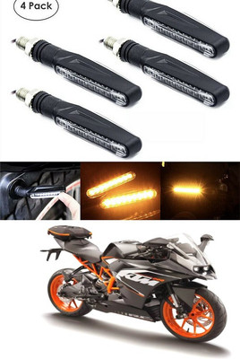 PECUNIA Front, Rear LED Indicator Light for KTM RC 200(Yellow)