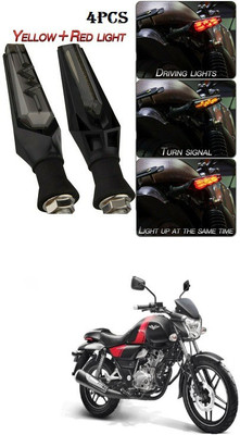 PECUNIA Front, Rear LED Indicator Light for Bajaj V 150(Yellow)