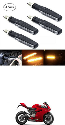 PECUNIA Front, Rear LED Indicator Light for Royal Enfield 500(Yellow)