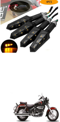 PECUNIA Front, Rear LED Indicator Light for Hyosung Aquila 250(Yellow)