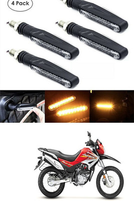 PECUNIA Front, Rear LED Indicator Light for Hero Impulse(Yellow)