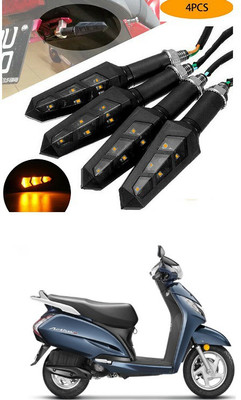 PECUNIA Front, Rear LED Indicator Light for Hero Achiever(Yellow)
